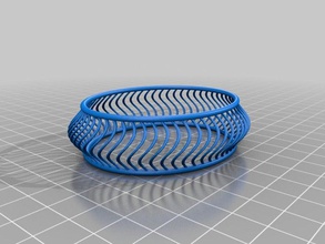 customizable twist bracelet designer bracelets artistic customizer challenge fashion nsfw wearable 3d print model - Mito3D