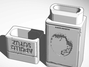 apollo-Sojus-Zigarette-box v2 Container apollo box Fall Zigarette kalten Krieges container Russland sowjetische Sojus Raum stash suprint zinn 3d print model - Mito3D