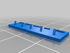 key rack 3d printing 3d print model - Mito3D
