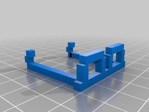 8-bit Brille 3d print model - Mito3D