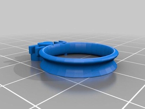 anel amor&lt 3 anéis 3d print model - Mito3D