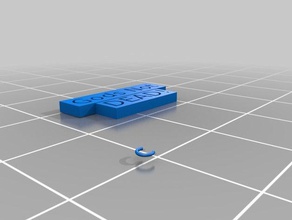 Götter nicht tot Schlüsselbund 3d-drucken gnd 3d print model - Mito3D