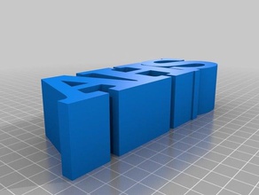 la peste equina personalizado 3d print model - Mito3D