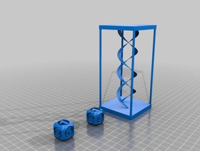 new double helix 3d printing 3d print model - Mito3D