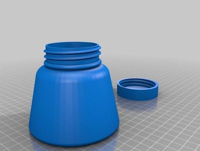 mon personnalisés sks bouteille les conteneurs personnalisé 3d print model - Mito3D