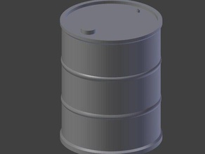 barrel props oil wargaming 3d print model - Mito3D
