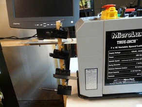 Drehmaschine quick-change tool holder Werkzeugmaschinen Halter Drehbank mini 3d print model - Mito3D
