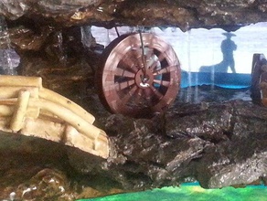 waterwheel acquario 3d print model - Mito3D
