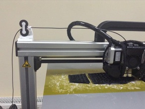 flexible filament roller felix printers 3d printer accessories holder rubber wheels 3d print model - Mito3D