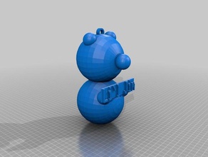 cool awesome hugable bear keychains customized 3d print model - Mito3D