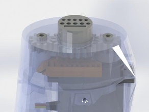 inmoov remix permettre à 180 degrés de la rotation du poignet robotique 3d print model - Mito3D
