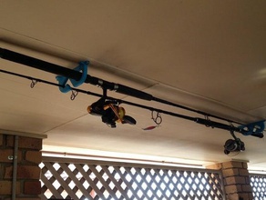 vara de pesca rack esporte & ao ar livre 3d print model - Mito3D
