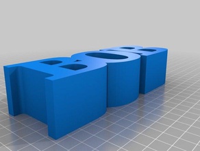 bob kundengebundene 3d print model - Mito3D