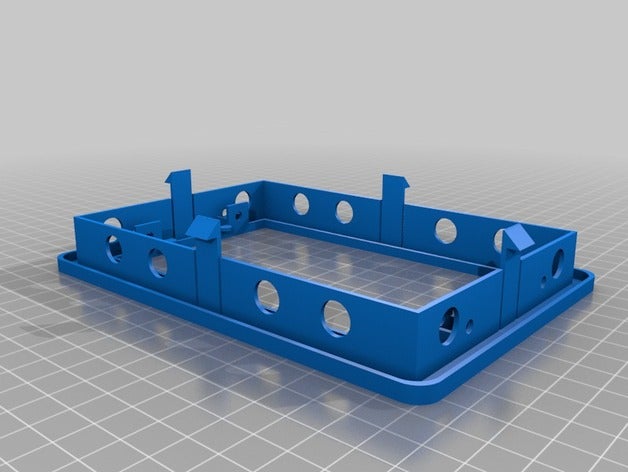 revizni dvirka - inspection door household supplies openscad scad 3D print model - Mito3D