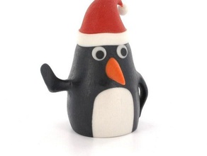 noël pingouin linux d'autres animal oiseau décoration figurine 3d print model - Mito3D