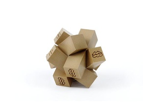 sei-pezzo stella di puzzle i costruzione giocattoli gioco giochi riddle rompicapo giocattolo 3d print model - Mito3D