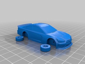 2013 nascar dodge charger automotive der racing 3d print model - Mito3D