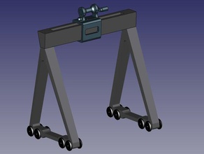gantry crane mechanical toys brio thomas train wooden 3d print model - Mito3D