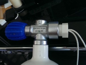 din scuba valve cap sport & outdoors 3d print model - Mito3D