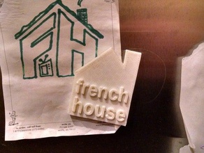 french house signs & logos co-op coop cooperative co op 3d print model - Mito3D