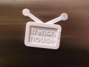 french house tv signs & logos co-op coop cooperative co op magnet 3d print model - Mito3D