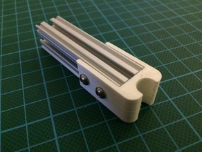 openbeam cradle 8mm shaft 3d printer parts 3d print model - Mito3D