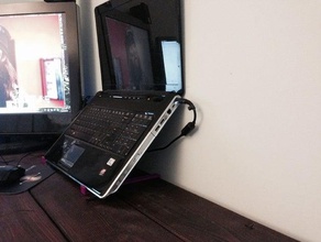 ordinateur portable de bureau 3d print model - Mito3D