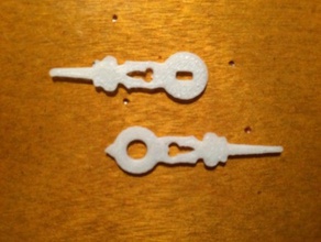 clock needles replacement parts 3d print model - Mito3D