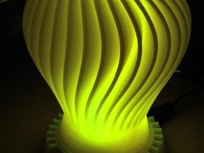 balloon fin led lamp decor light lighting oegani organi sweep 3d print model - Mito3D