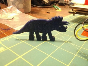 trisis animais isis osíris rex triceratops 3d print model - Mito3D