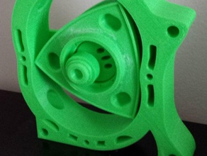 motor rotativo wankel de engenharia exibição o modelo rotary 3d print model - Mito3D