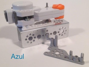 flush nxt motor mount robotics first tech challenge ftc 3d print model - Mito3D
