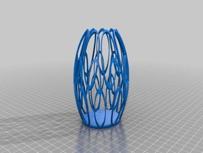 my customized artistic vase 2 interactive art 3d print model - Mito3D