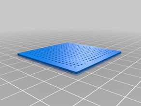 perfurado placa eletrônica 3d print model - Mito3D