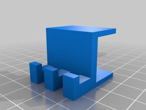 masa 2 kablosu tutucu klipsi organizasyon kordon masaüstü mini 3d print model - Mito3D