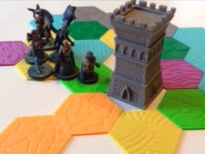 drakendar tabletop roleplaying map tiles toy & game accessories 3d print model - Mito3D