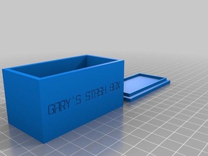 garys stash box containers customized 3d print model - Mito3D