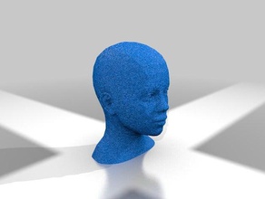 menina de cabeça esculturas o blender garota a humana escultura 3d print model - Mito3D
