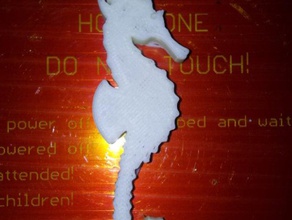 sea horse keychains keychain 3d print model - Mito3D