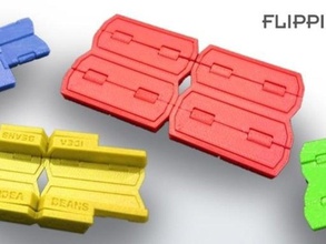 flipping folding fun toy mechanical toys model 3d print model - Mito3D