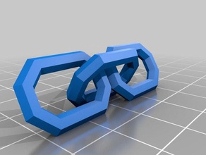 mini chain customized 3d print model - Mito3D