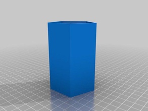 my customized parametric cup vase containers 3d print model - Mito3D