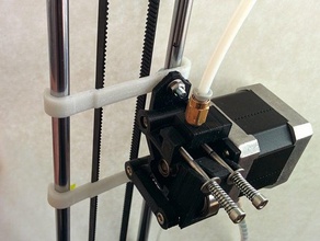 airtripper extruder holder bracket rostock mini 3d printer accessories 3d print model - Mito3D