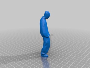gangsta other figure gangster hip-hop skulpture 3d extruder model thingmeme 3d print model - Mito3D