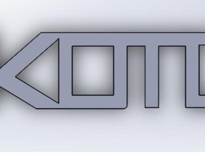 king dot logo battlerap canada kotd 3d print model - Mito3D