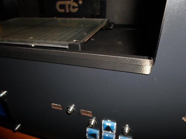 ctc flashforge kantenschutz ön kenar koruma 3d yazıcı parçaları 3D print model - Mito3D