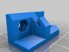 plexi 3d mount ledstip-köşe---yazıcı parçalar deney model steijlen supportless 3d print model - Mito3D