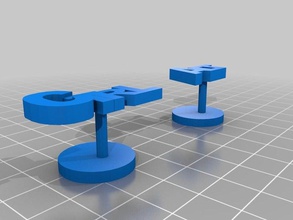 botão de punho ctrl alt arte 3d print model - Mito3D