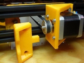 y-axis motor mount 3d printer parts mendelmax 3d print model - Mito3D