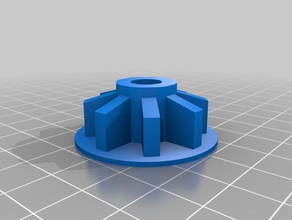 hatchbox spindle holder 3d printer accessories 32mm 8mm filament spool 3d print model - Mito3D